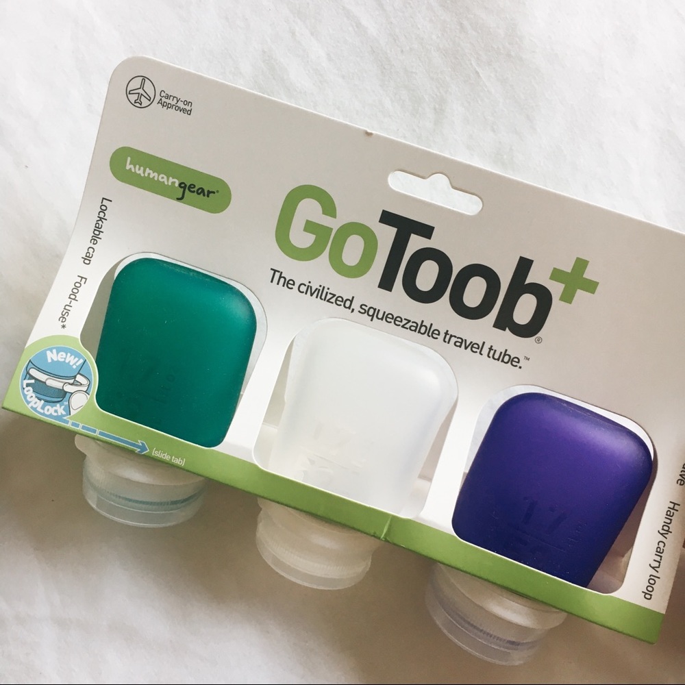 GoToob+ 3 pack zero waste travel food storage